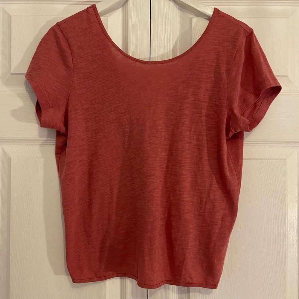 Abercrombie and Fitch Reversible Soft AF T-Shirt Twist Back or Front Size Med